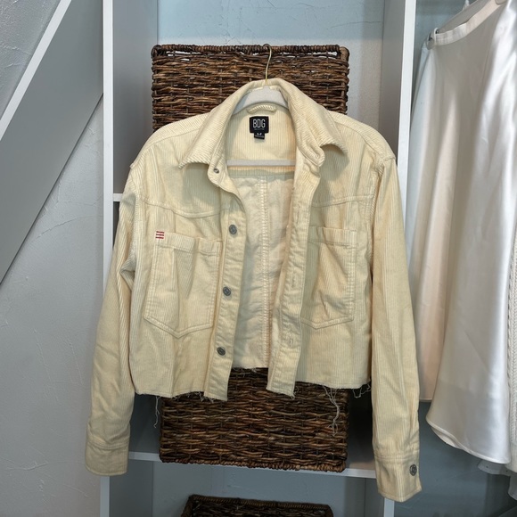 BDG Cream Corduroy Jacket - Picture 2 of 4